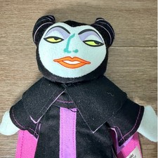 Disney Maleficent Plush Sleeping Beauty Villains Black Purple Stuffed Toy
