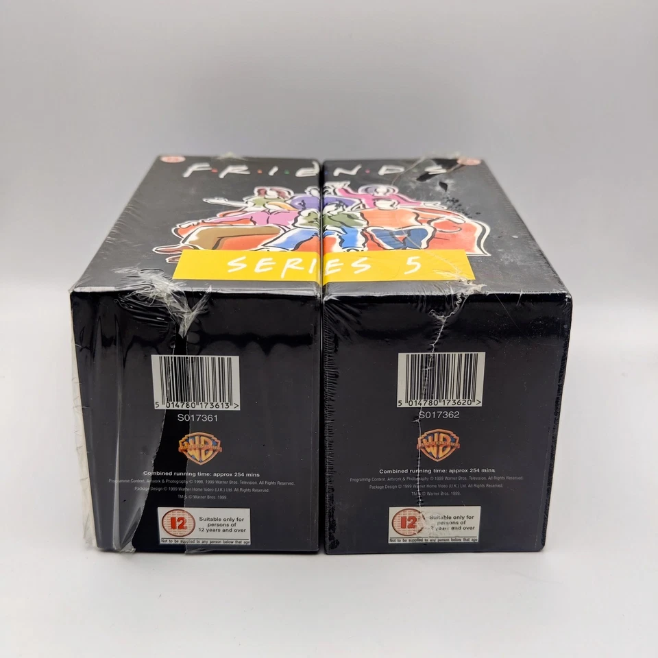 Friends Complete Series 5 VHS New And Sealed Box Set 1997 (Ep 1 - 23) 4:3 - Image 3 of 4