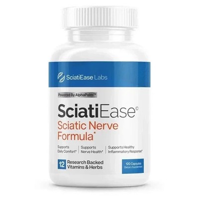 120 Capsules SciatiEase Labs Sciati Ease Sciatic Nerve Formula -Free shipping