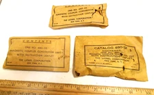 LIONEL 480-25 AND 480-32 IN ORIGINAL SEPARATE SALE ENVELOPES - THREE PIECES