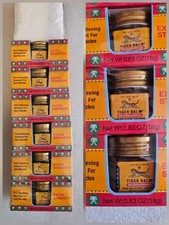 6 Tiger Balm Extra Strength Pain Relieving Ointment 05/2028 Lot Of 6