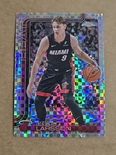 2025-26 Topps Chrome Basketball #189 Pelle Larsson X-fractor Miami Heat
