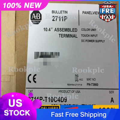 Allen Bradley 2711P-T10C4D9 /A PanelView Plus Touch Terminal US Free Tax