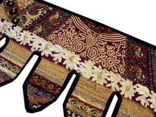 40" Christmas Gift Cotton Door Hanging Toran Patchwork Embroidered Home Décor