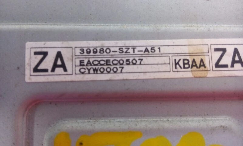 Chasis ECM dirección centro tablero transmisión manual Honda CR-Z 13-15 Foto 2 de 4