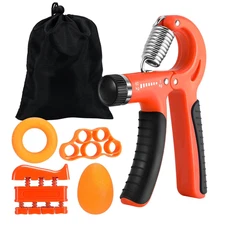 Adjustable 6-Piece Hand Grip Strengthener Kit for Ultimate Hand Fitness