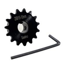  25 Roller Chain Sprocket Type B 10mm Bore 15 Tooth, Hardened Antirust 1045