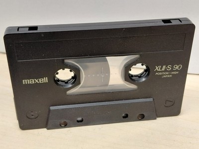 Maxell XL II-S 90 *UNBESCHRIFTET* TYPE 2 IEC II Kassette Cassette (Version 3)