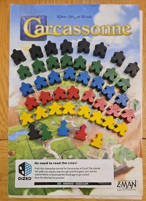 Z-Man Spiele Carcassonne Brettspiel gebraucht guter Zustand