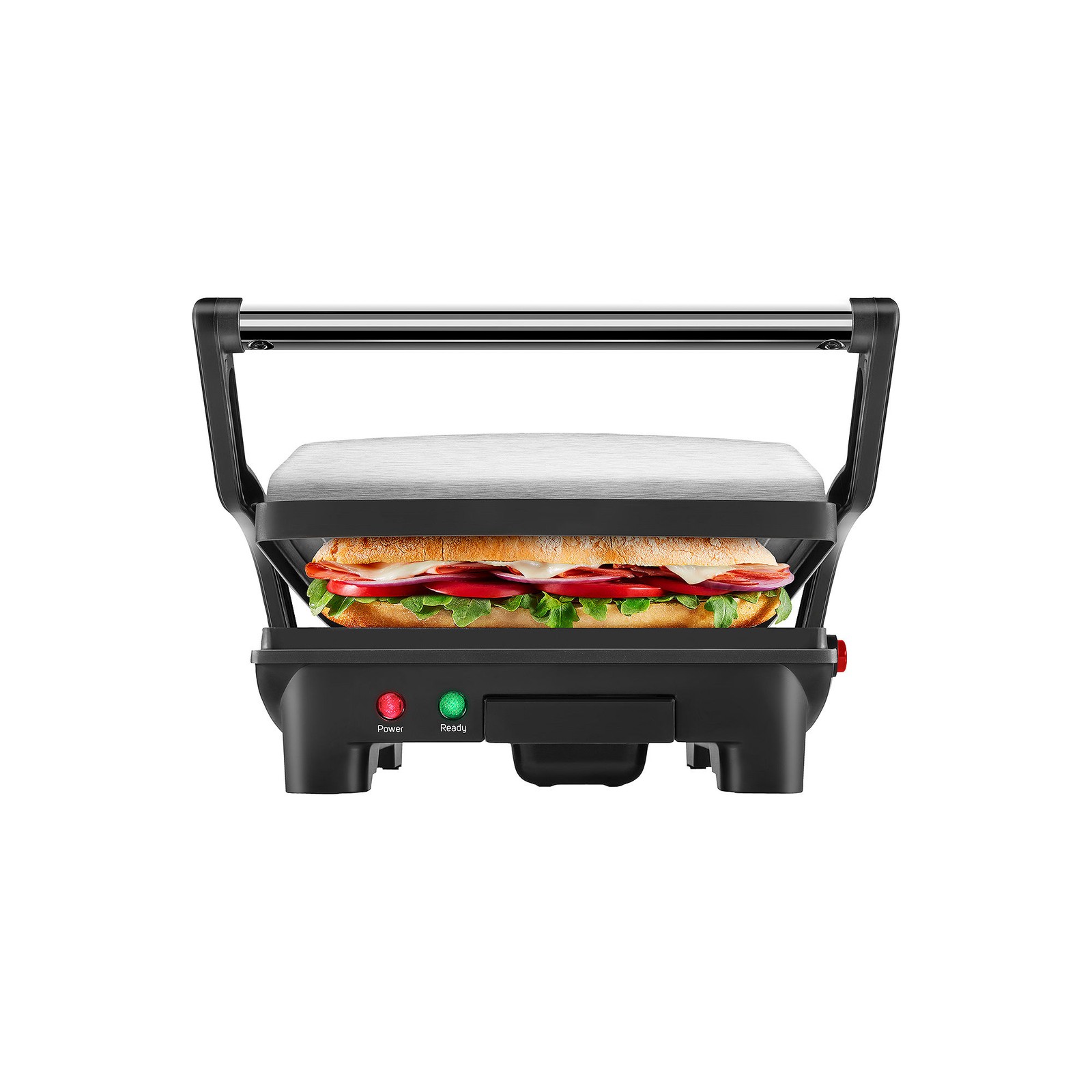 Chefman RJ02-180-4-R 3-in-1 Electric Indoor Panini Press & Grill, 4-Slice