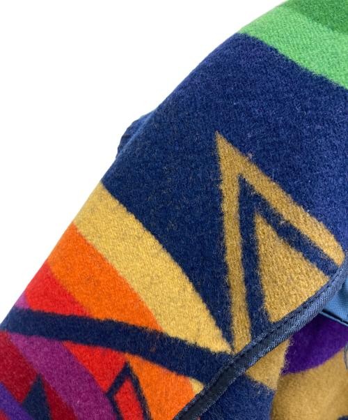 Pendleton Native Pattern Blanket Coat M Wool Mult… - image 5