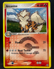 Pokemon TCG Arcanine 18/112 FireRed & LeafGreen Eng Rare Reverse Holo 90HP 2004 on eBay