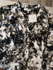 Croft & Barrow 3X Floral Button-Front V-Neck ...