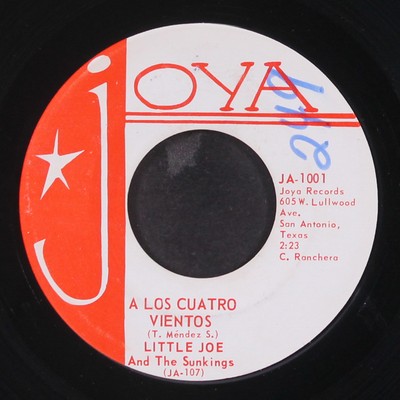 LITTLE JOE & SUNKINGS: a los cuatro vientos / ya me olvide de ti JOYA 7'' Single