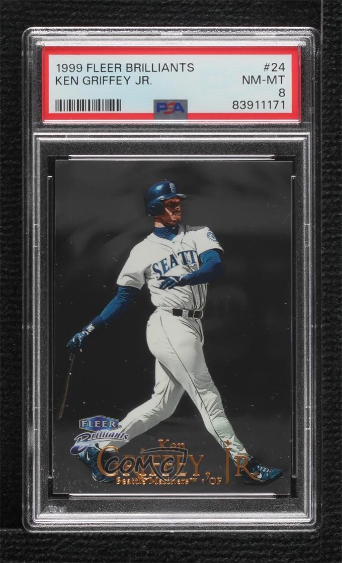 1999 Fleer Brilliants Ken Griffey Jr #24 PSA 8 HOF 6ns