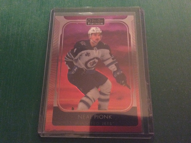 2021-22 O-Pee-Chee Platinum - Neal Pionk #74 Sunset