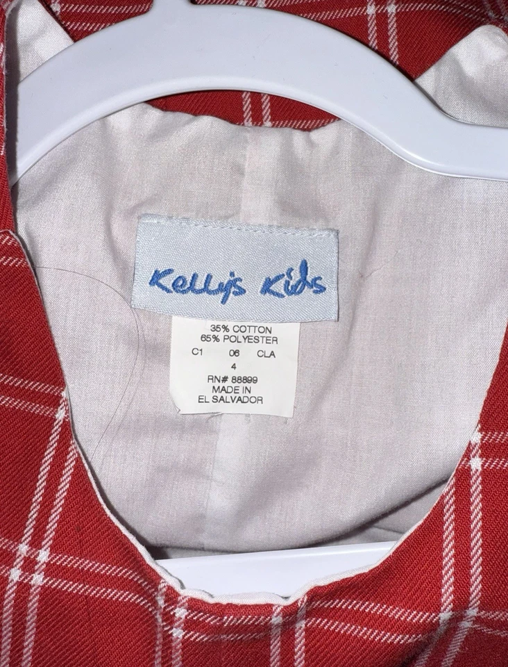 Niños Talla 4 * 4T * Kelly’s Kids * Recordatorio de Navidad Jon Conjunto  Foto 4 de 4