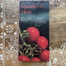 Taylor Taylor's Guide to Vegetables & Herbs Paperback Illustrated
