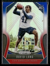 2019 Panini Prizm #386 David Long Red White and Blue