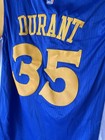 Kevin Durant Golden State Warriors Jersey Adidas NBA M Blue & Gold NWT — photo 7