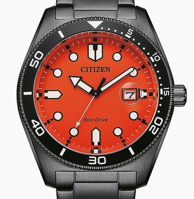 Citizen Sports ECO-DRIVE Solaruhr 43 mm Herrenuhr 10 ATM WR AW1765-88X