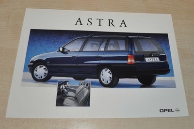 1993 Opel Astra Caravan Brochure Prospekt DE