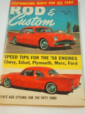 Rod & Custom Magazine Customizing Hints Speed Tips March 1958