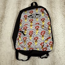 Vans Realm Backpack Ice Cream Cone Lips Print...