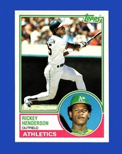 1983 Topps Set-Break #180 Rickey Henderson NM-MT OR BETTER *GMCARDS*