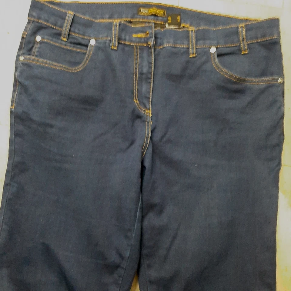 Dunkelblaue b.p.c. Selection Stretch Jeans in Gr. 48 - Bild 3 von 4