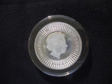 2016 AUSTRALIAN KANGAROO/QUEEN ELIZABETH II  1 0Z 9999 SILVER DOLLAR COIN