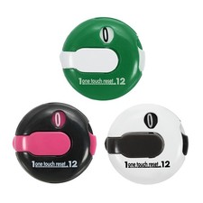 3 Pack Golf Score Counter Mini Stroke Attachment White/White Green/Black Red