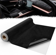 Black Velvet Fabric 200x40 cm Self Adhesive Microfiber Fabric Faux Suede Self A