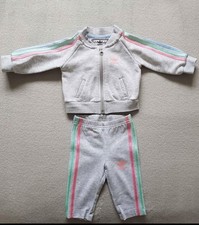 Adidas Originals Baby Girl 2-Piece Tracksuit Set (0–3 Months)