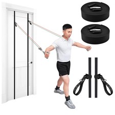 Door Anchor Strap for Resistance Bands Exercise, New Upgraded Version Freely ...