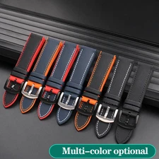 Nylon Rubber Watch Strap Band 19mm-24mm for Pilot Tudor Breitling IWC Watch