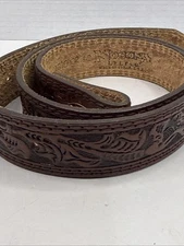 Vintage Nocona Belt Co. Western Cowhide Belt Size Men's 44