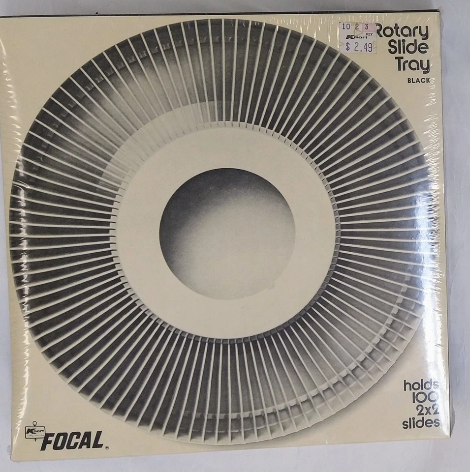 Lot of 3 Focal Rotary Slide Trays NIB Never Opened 100 slides each 2"x2" - Image 2 of 4