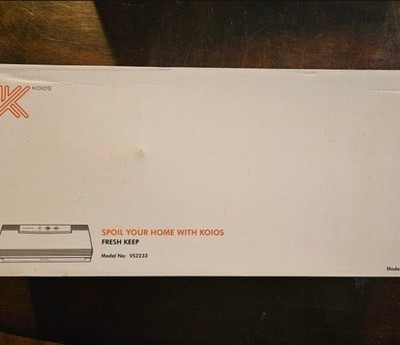 Koios VS2233 Automatic Food Vacuum Sealer 80kPa with Starter Kit Dry Moist