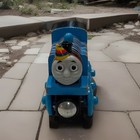 Happy Birthday Thomas the Train Tank Engine Wooden Railway Rare Blue 2012