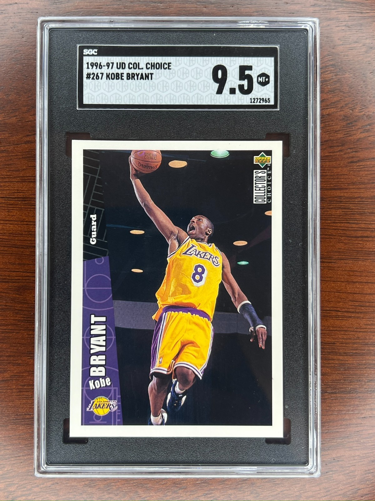 Kobe Bryant 1996 Upper Deck UD Collector's Choice #267 Rookie SGC 9.5