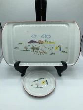 ANCAP SONA VERONA ITALY PLATTER AND PLATE LIMITED EDITION