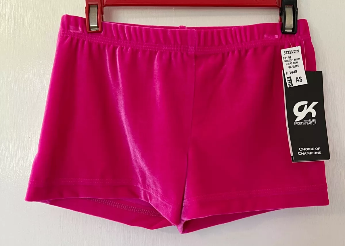 Pink velvet shorts ebay cheap