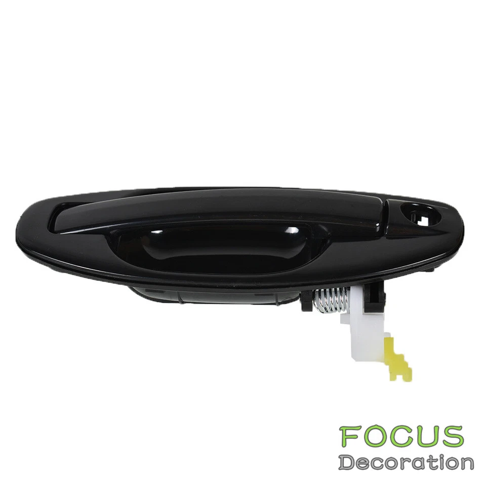 Manijas de puerta exteriores lado izquierdo y derecho negras 4 piezas para Hyundai Santa Fe 2001-2006 Foto 4 de 4