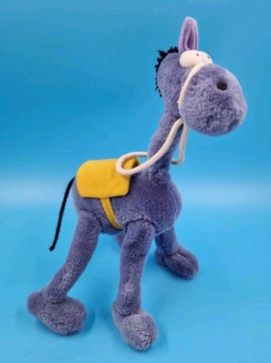Heye Mordillo Crazy Zoo Pferd Pony Lila 24 cm Biegsame Beine Stofftier Vintage