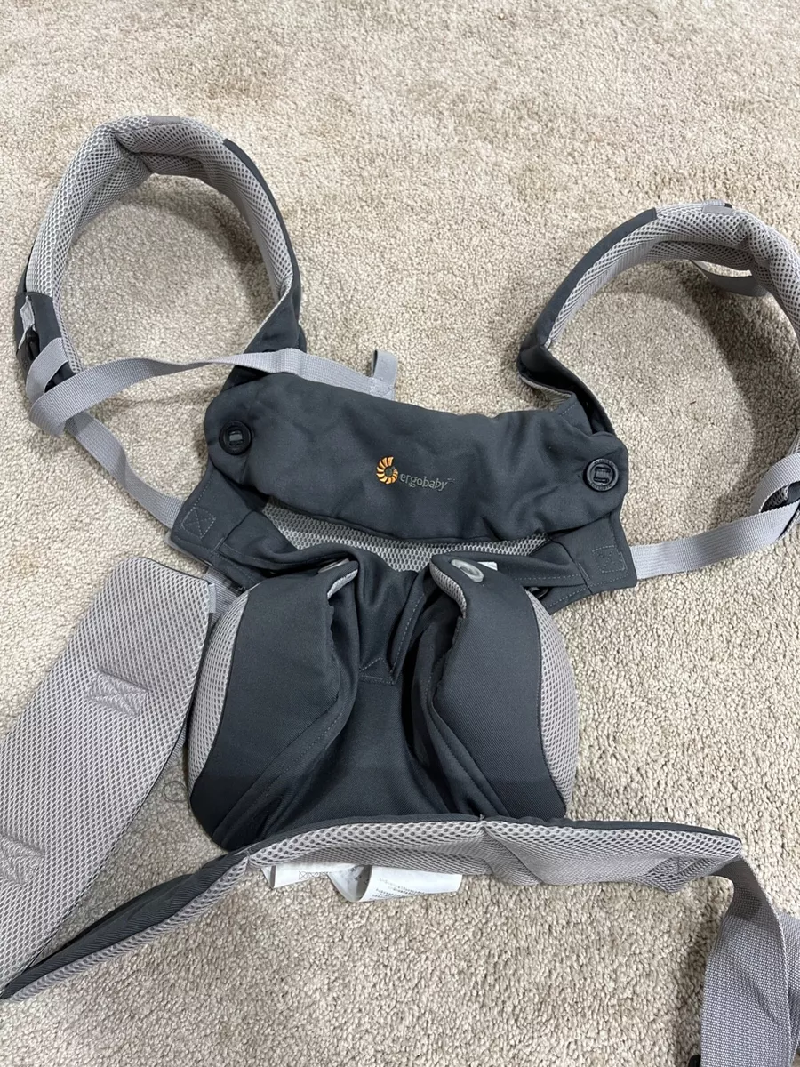 Ergobaby Four Position 360 Cool Air Ergonomic Baby Carrier 12 33 LBS grey