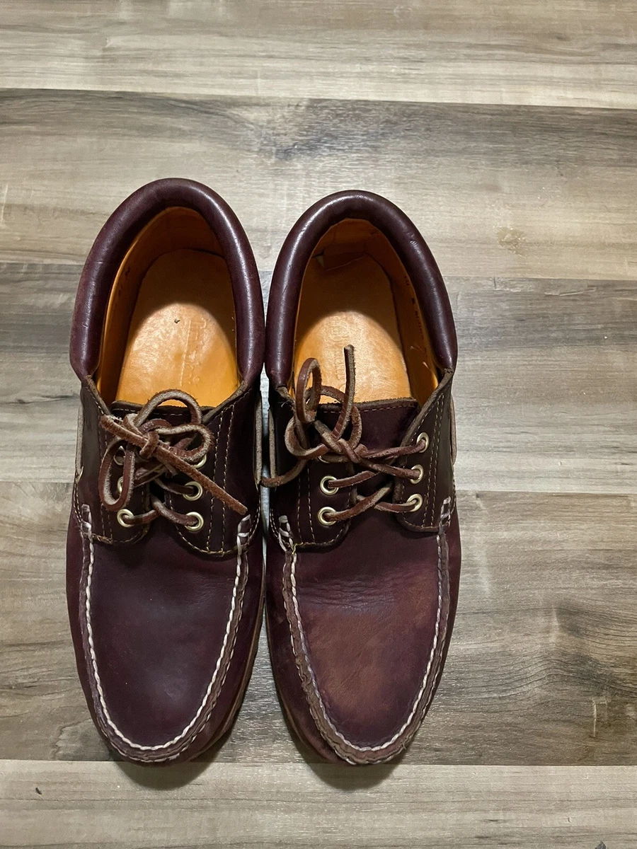 Timberland Men s Heritage 3 Eye Classic Lug Boat Shoes Size 8