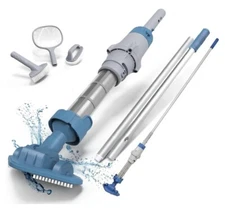 Kokido Xtrovac 100 Rechargeable Pool Spa Vacuum Cleaner Cordless 7 Piece Kit