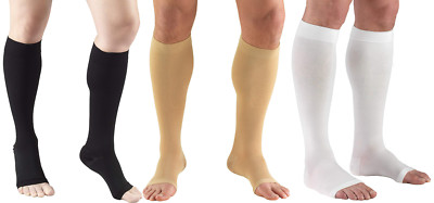 Truform Compression Stocking Unisex [30-40 mmHg] Length Open Toe [1x Pair]