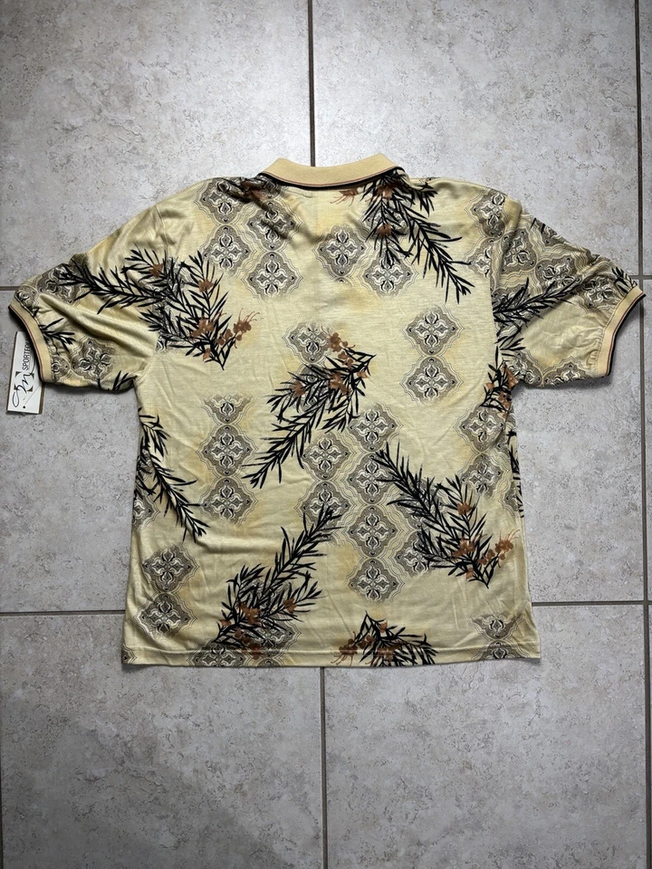 Camisa Polo de Golf Sportfolio By Marcia XL De Colección Años 80 Hecha en EE. UU. NUEVA CON ETIQUETAS Foto 4 de 4